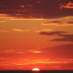 Coucher de soleil sur la Côte de granit rose