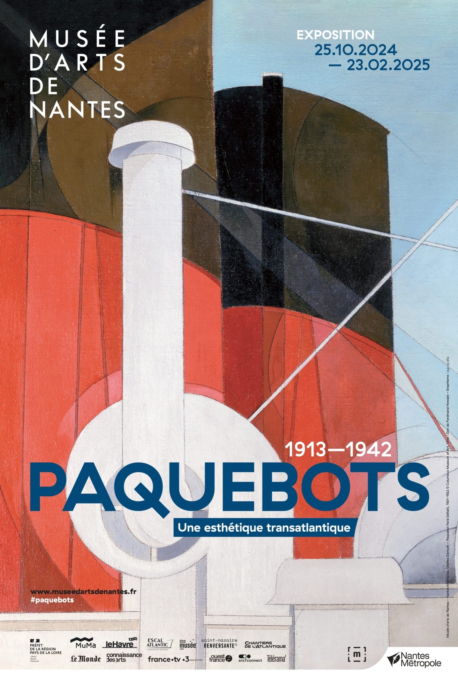 « Paquebots 1913-1942, une esthétique transatlantique » au musée d’Arts de Nantes