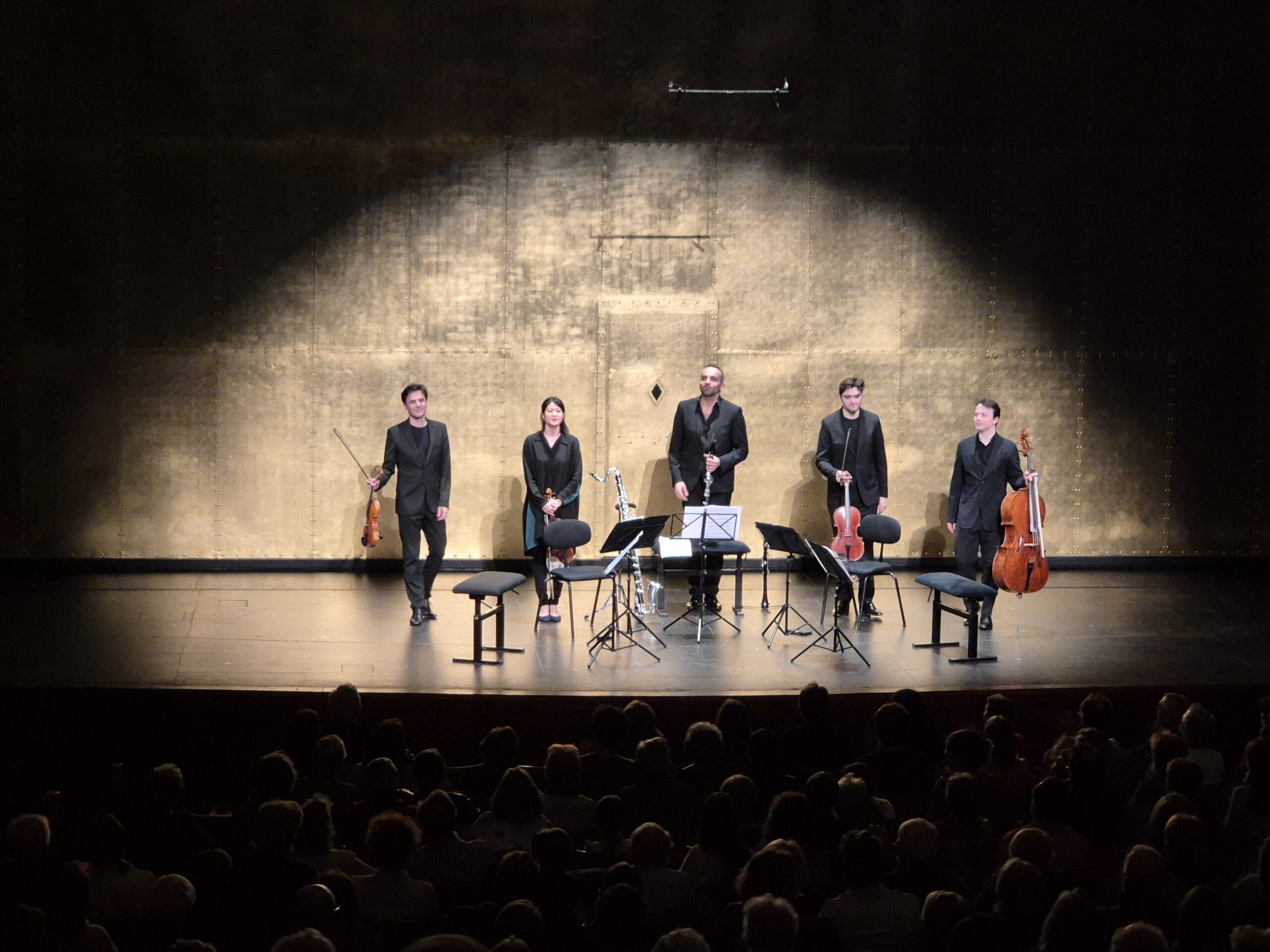 Pierre Génisson et le Quatuor Hermès au théâtre des Champs Elysées