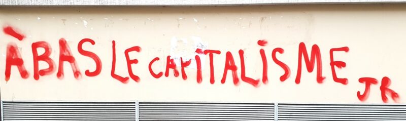 Les restes de la manif