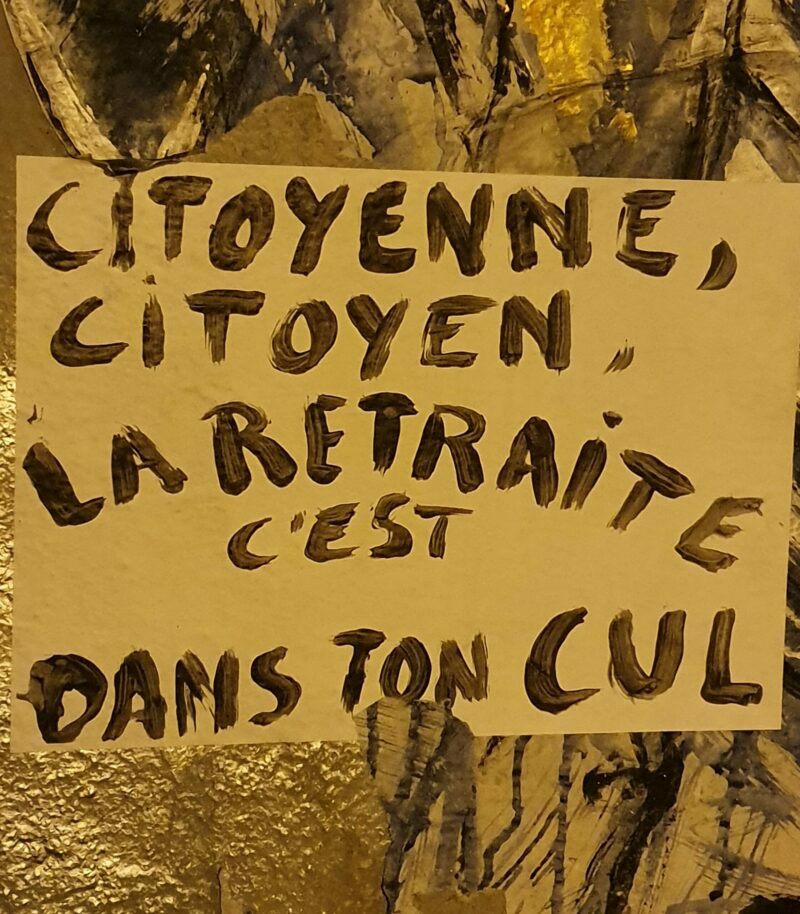 Dialogue sur une aire de repos